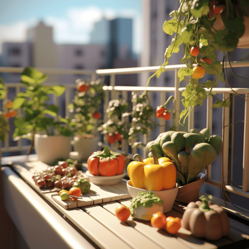 Выращивание овощей на балконе